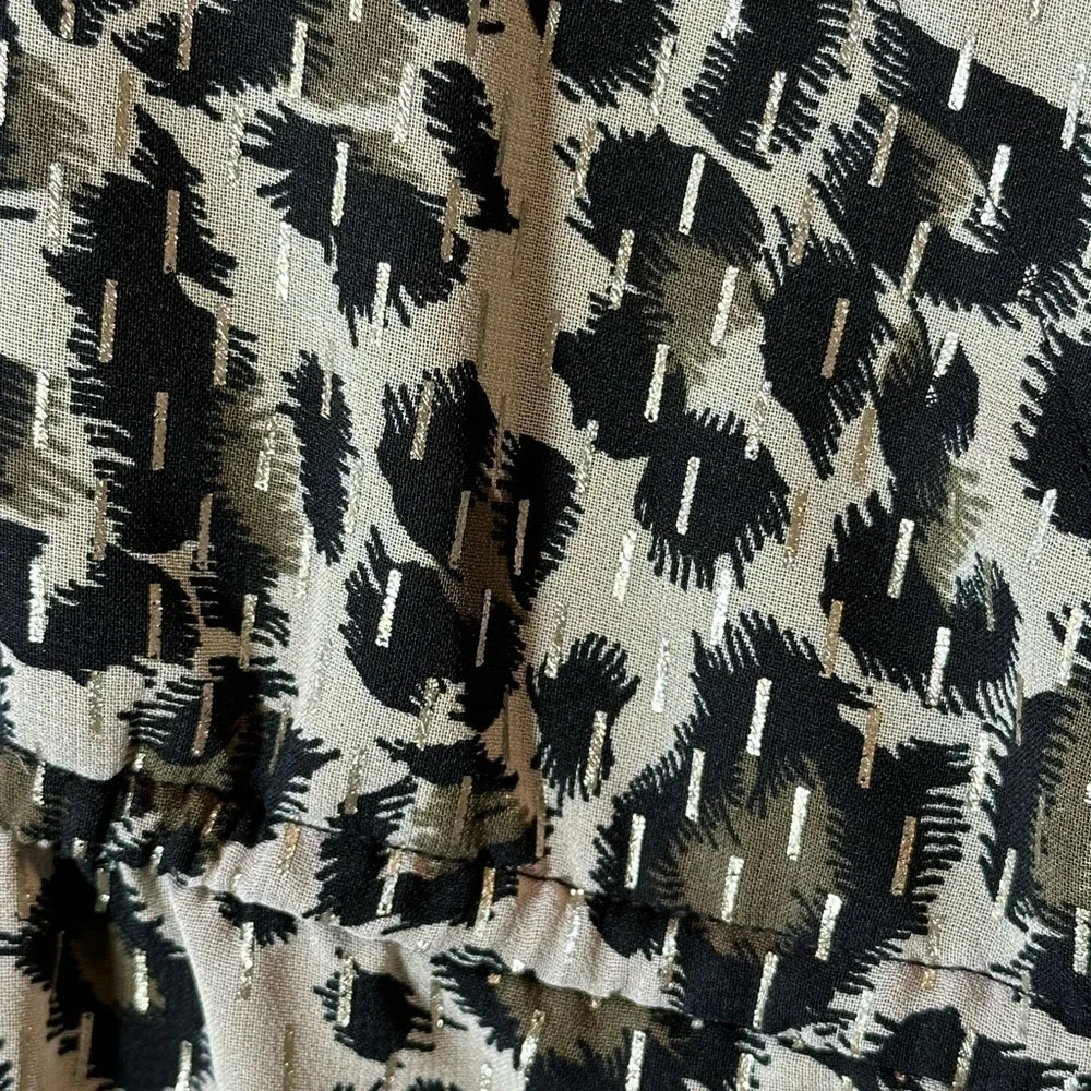 Walter Baker Leandria Dress Surplice Hi-Low Tiered Ruffle Hem Leopard Print NEW - Picture 12 of 17